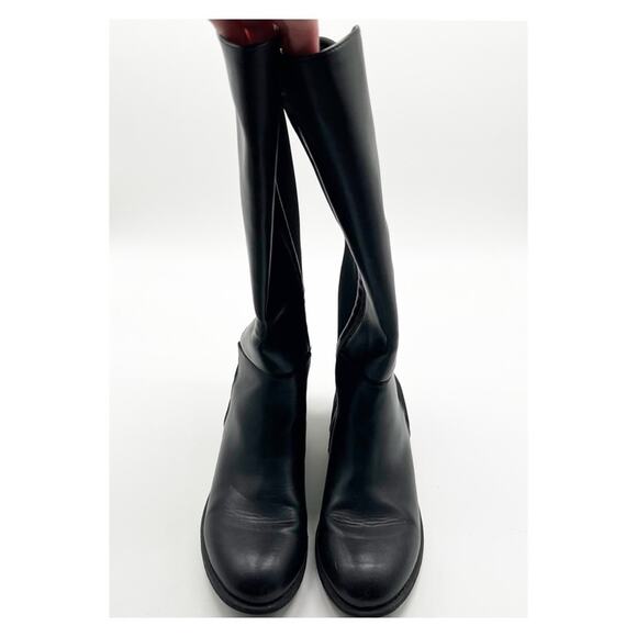 Stuart Weitzman 5050 Nappa Leather Over the Knee Riding Boot 5 Black - Picture 3 of 9